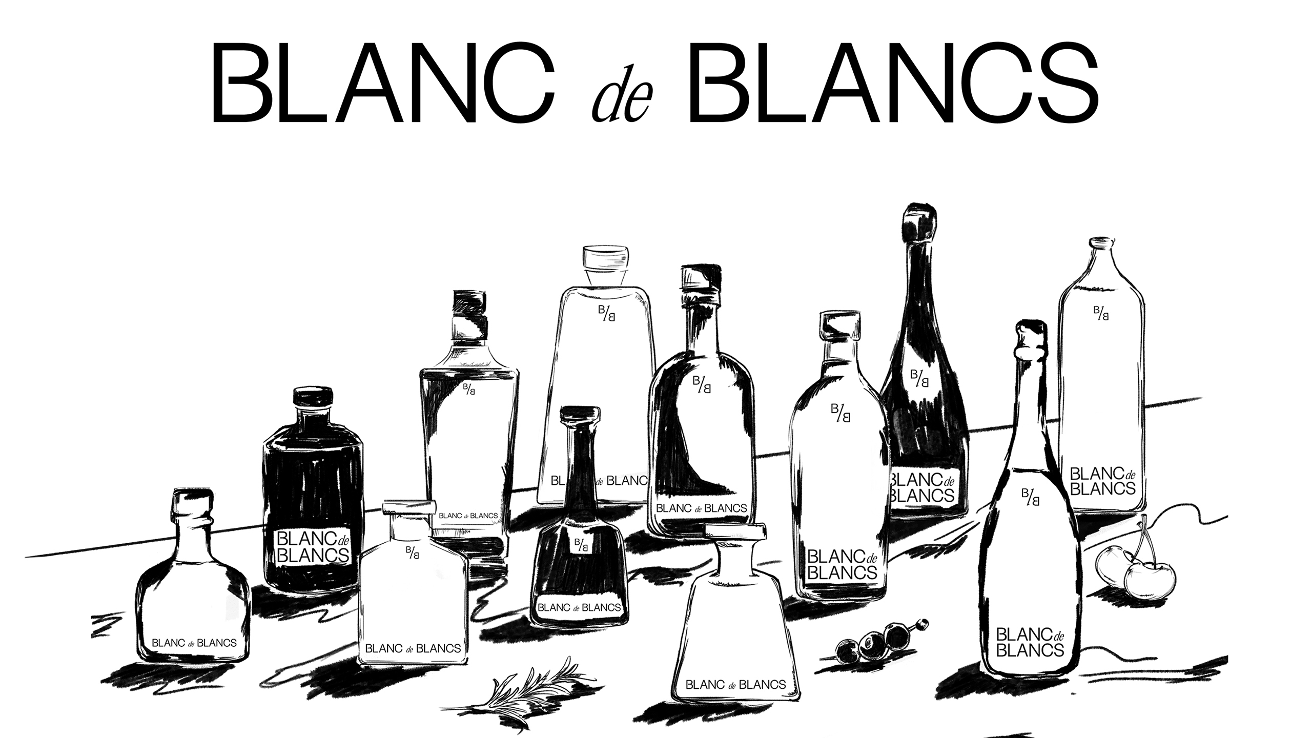 Line Collective Shapes a Timeless Brand Identity for Blanc de Blancs